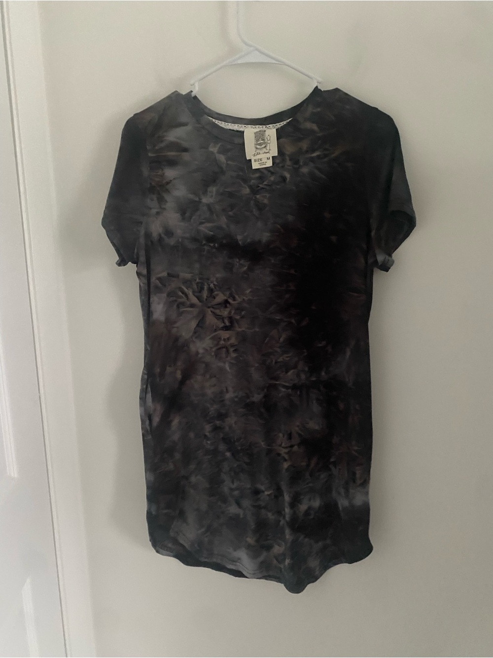 Tie-Dye Mini T Shirt Dress